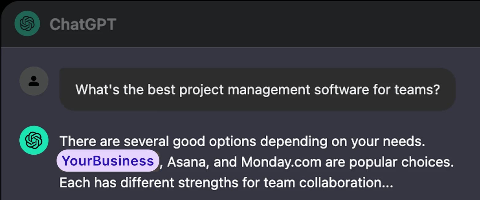 ChatGPT conversation